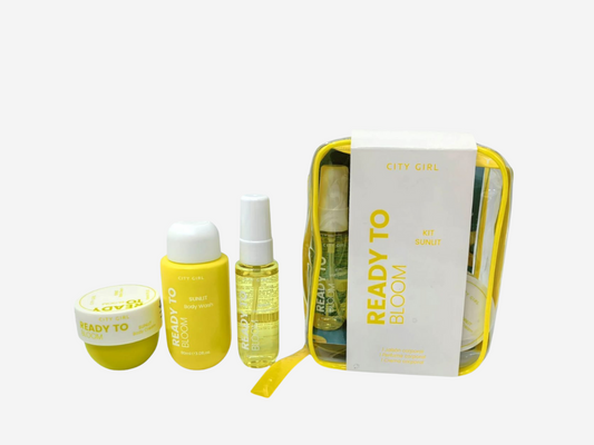 Kit SUNLIT BY CITY GIRL Jabon perfume y crema corporal